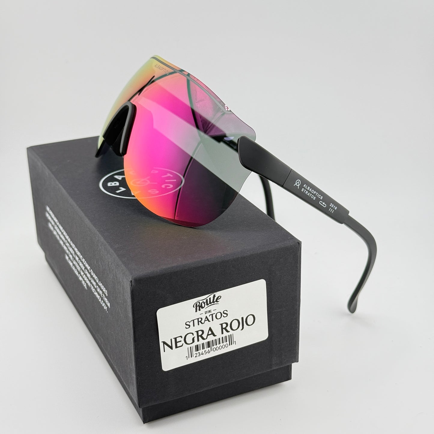 ALBA OPTICS STRATOS NEGRA ROJA