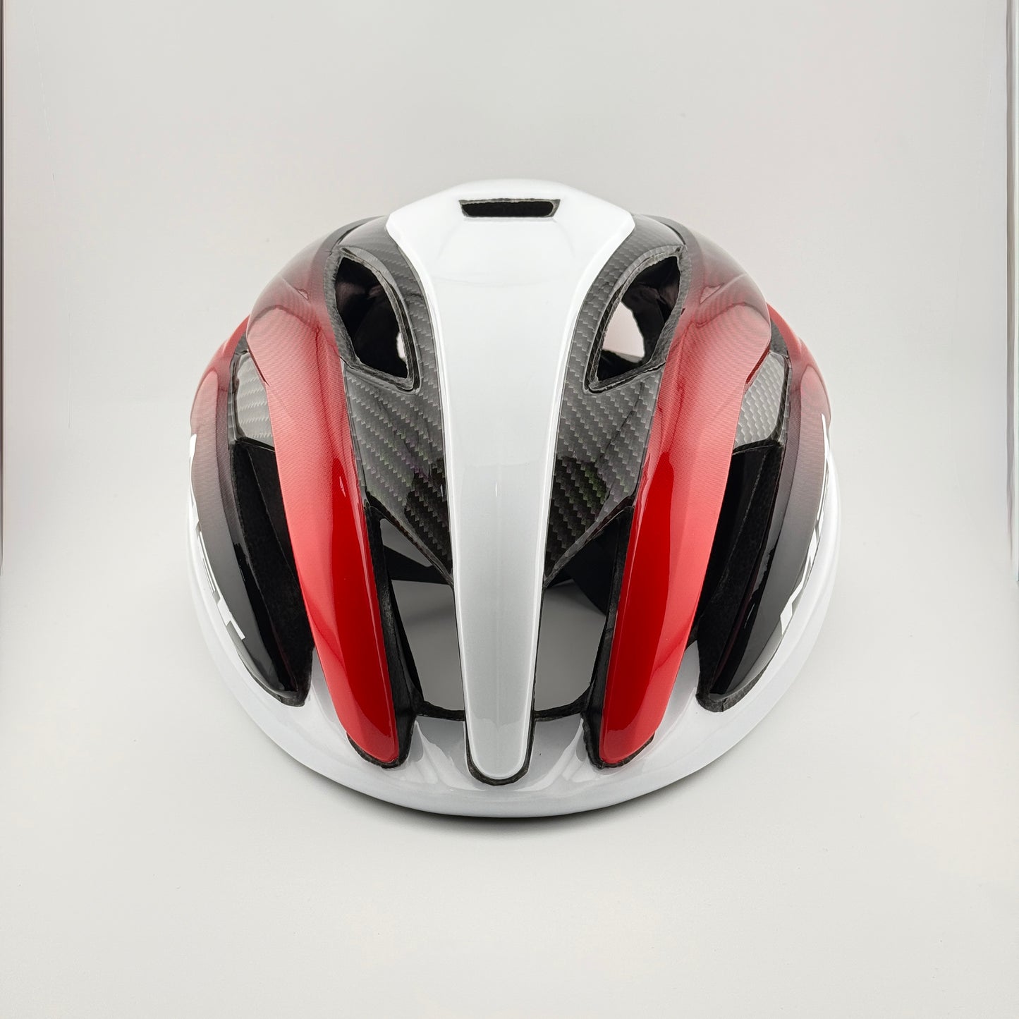 casco blanco rojo MET - Route Store Ctg