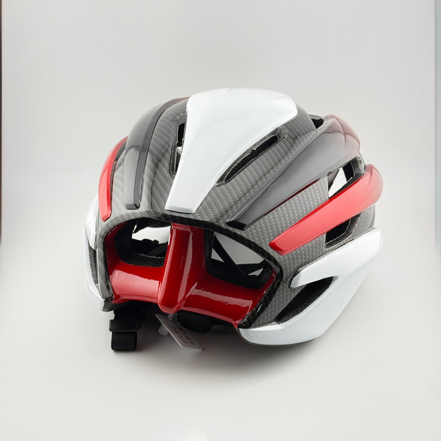 casco blanco rojo MET - Route Store Ctg