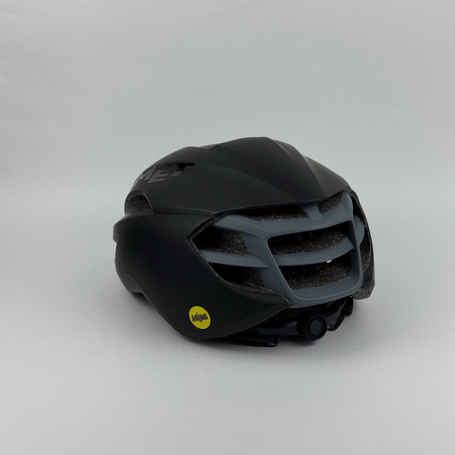casco Negro gris MET - Route Store Ctg