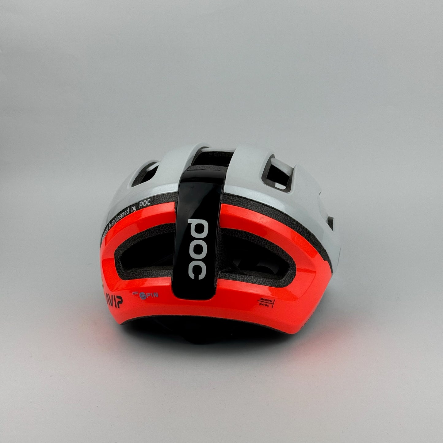 Casco blanco naranja OMNE AIR