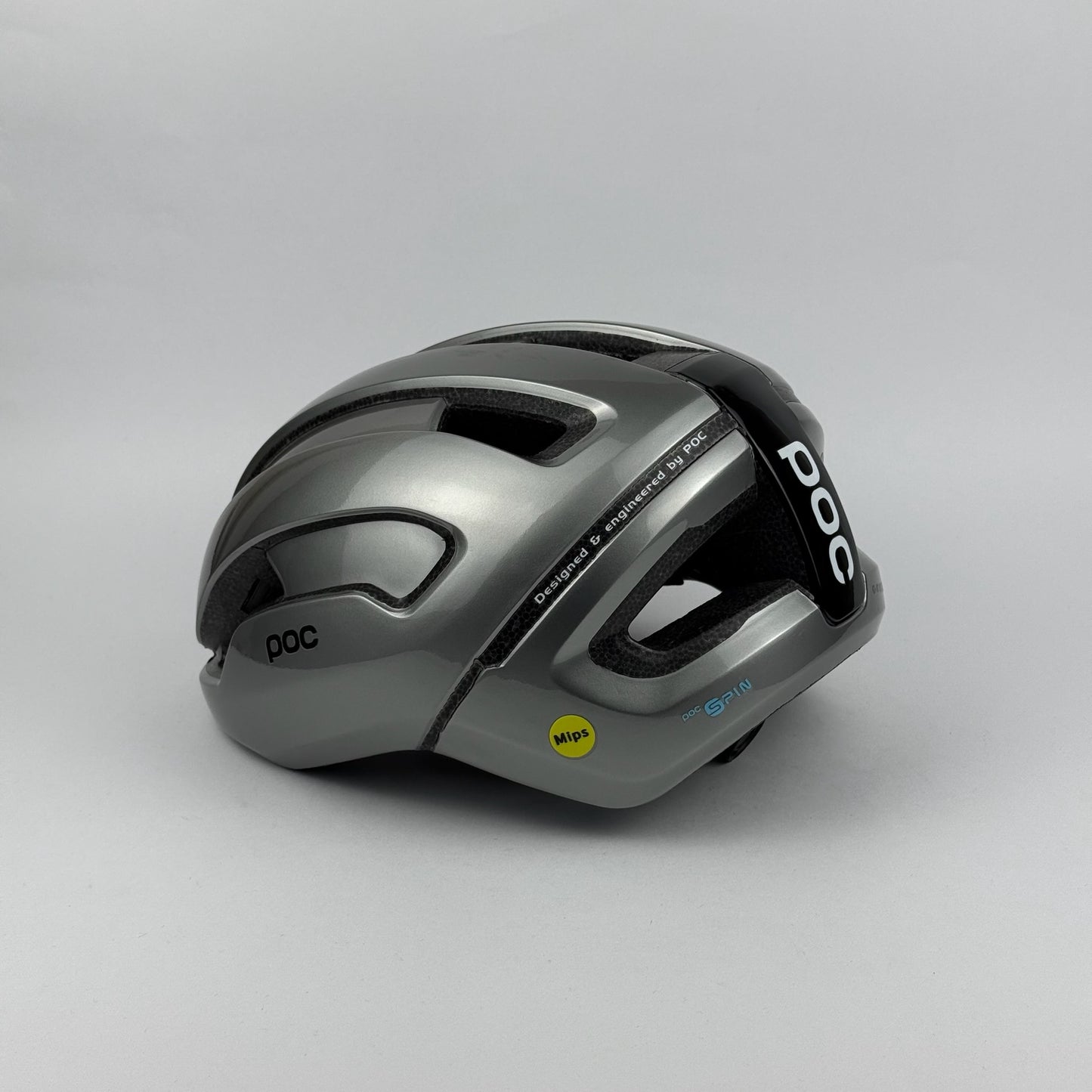 Casco plateado brillante OMNE AIR