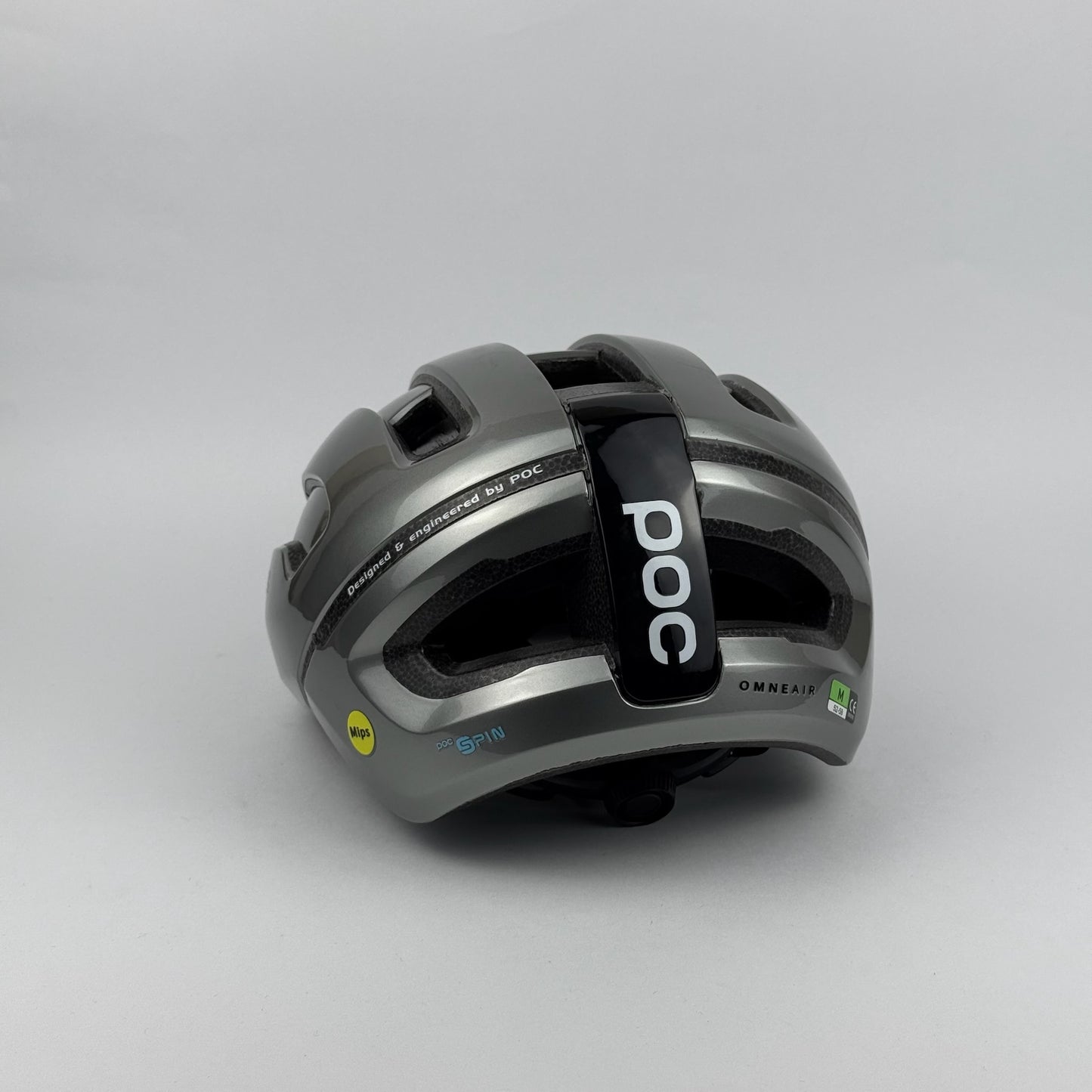 Casco plateado brillante OMNE AIR