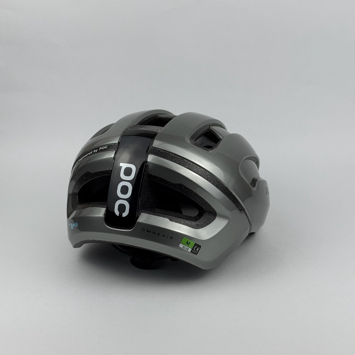 Casco plateado brillante OMNE AIR