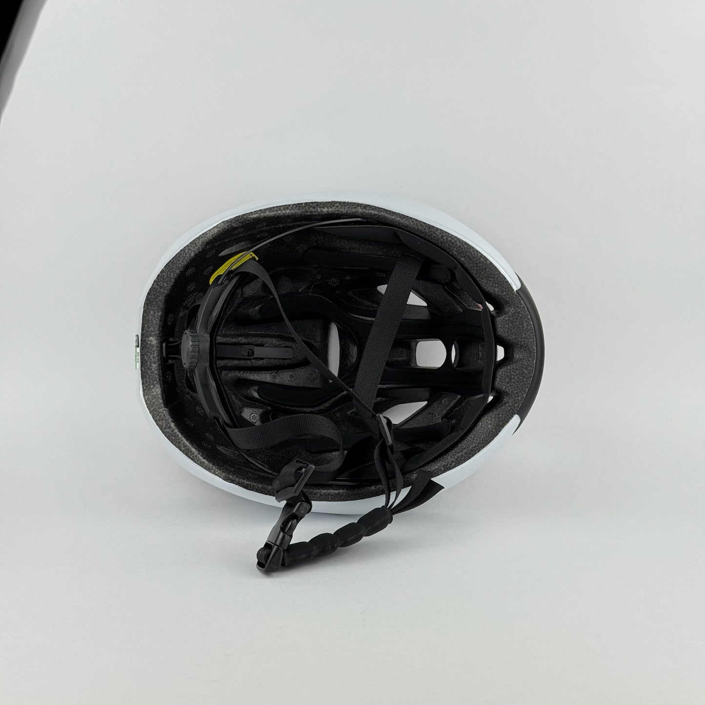 casco blanco con negro MET