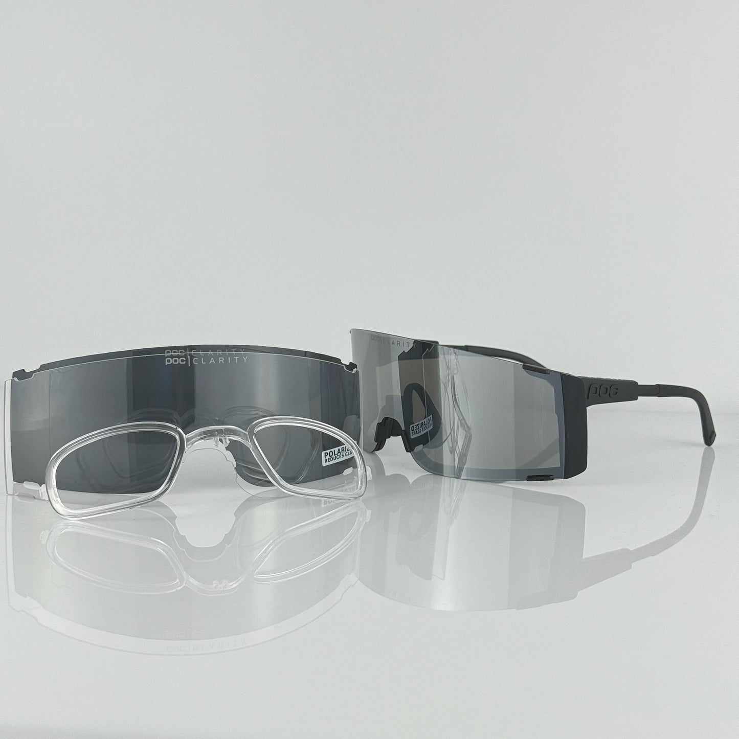 GAFA POC PROPEL NEGRA PLATEADA 3 LENTES - Route Store Ctg
