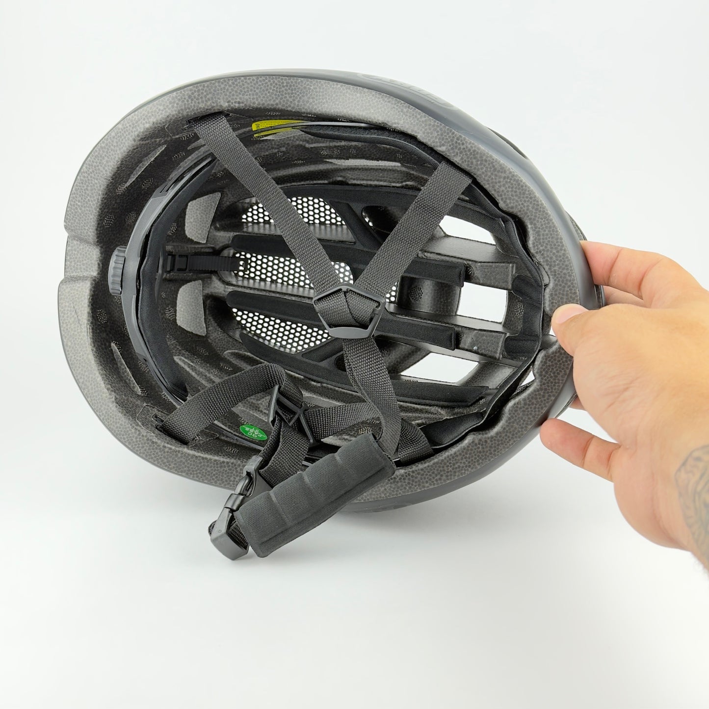 Casco negro mate abus - Route Store Ctg