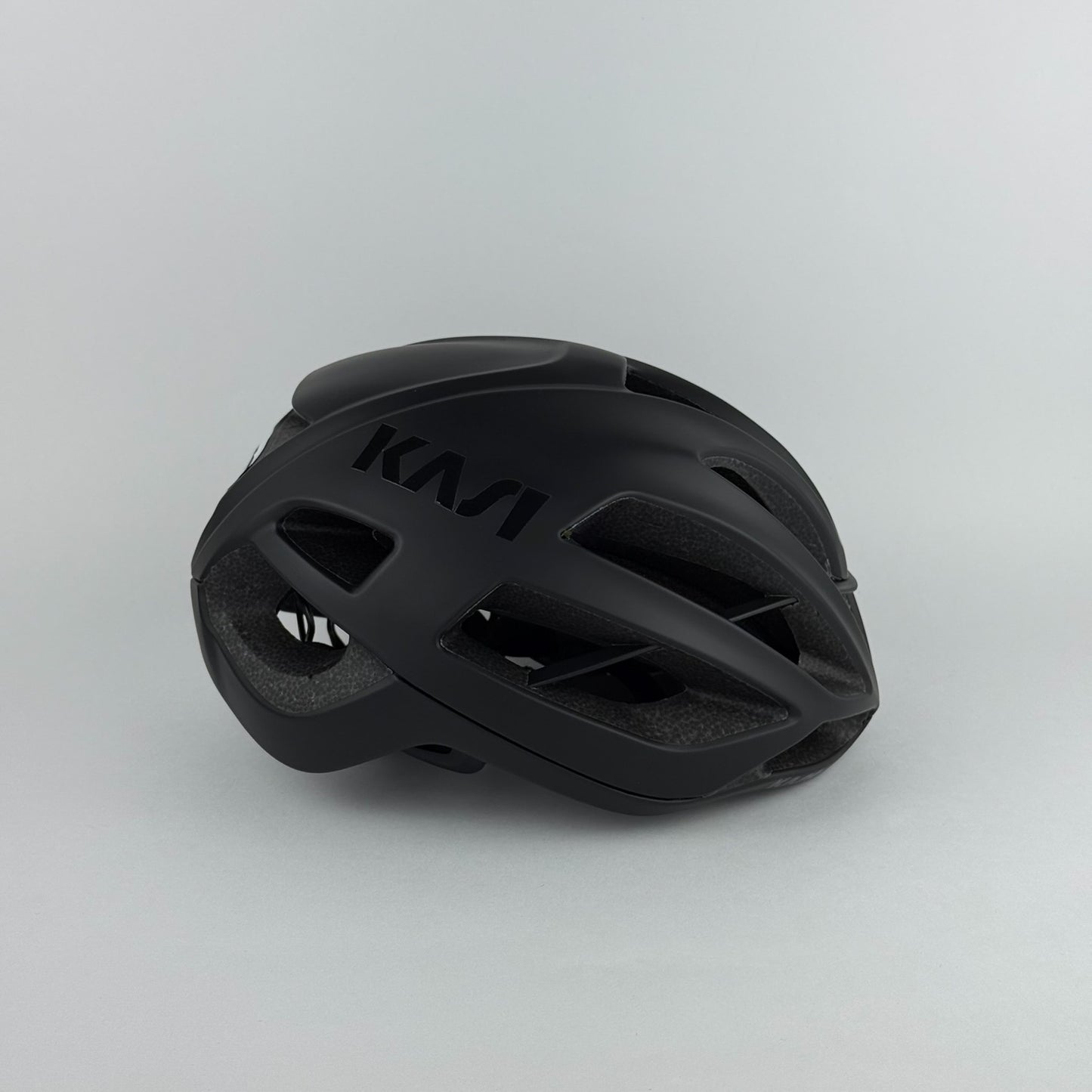 Casco negro mate letras negra KSK Proton