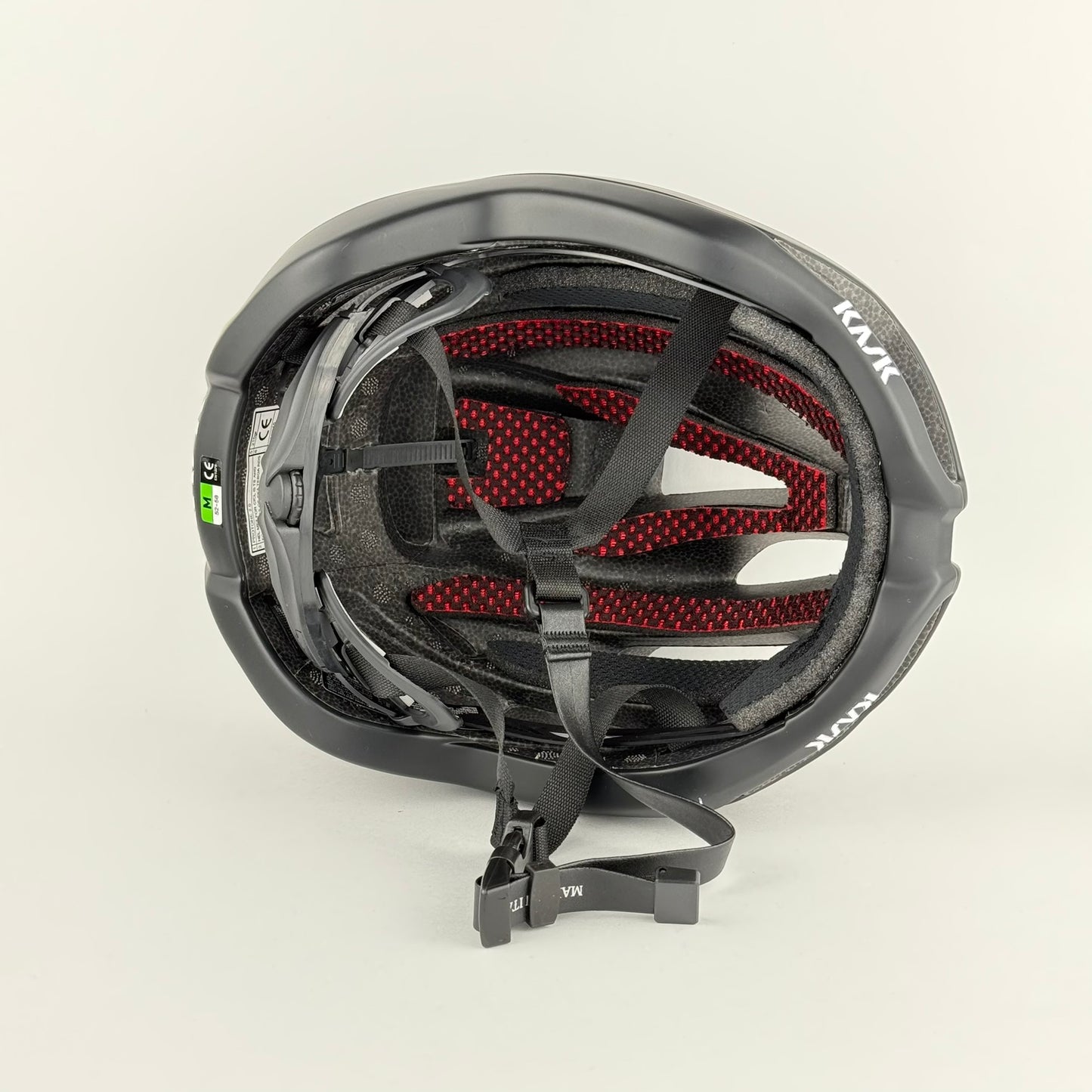 Casco negro mate letras blanca KSK Proton - Route Store Ctg