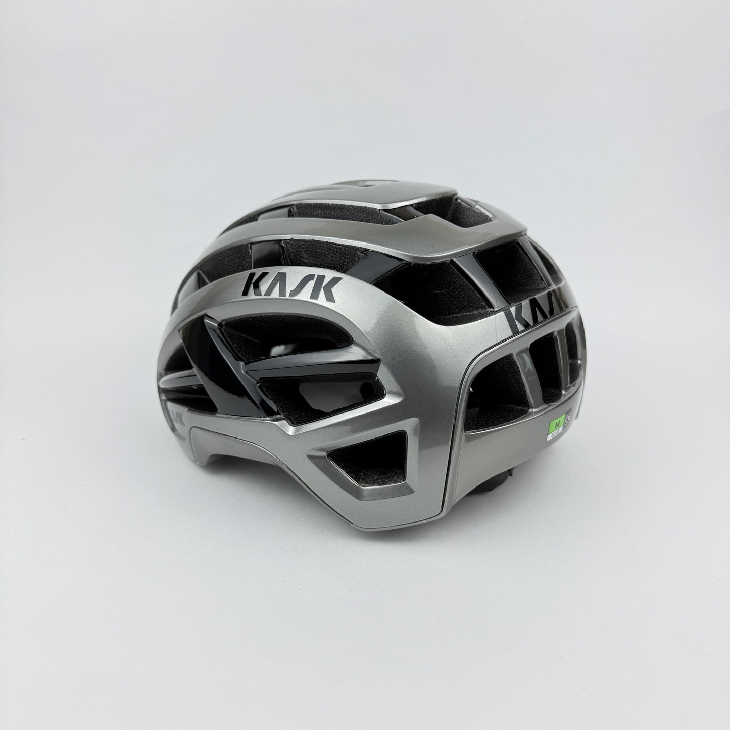 Casco plateado brillante KSK Valegro