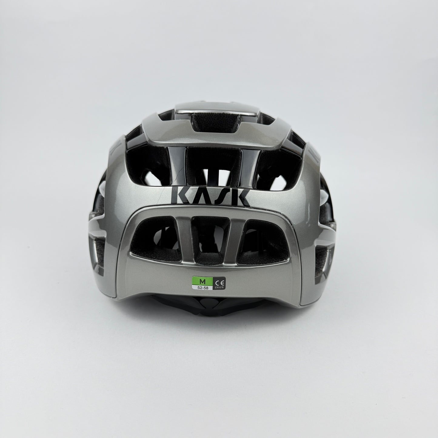 Casco plateado brillante KSK Valegro