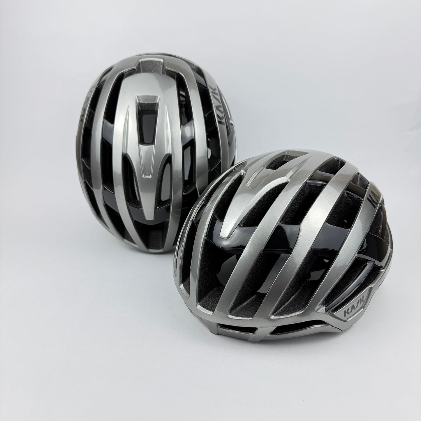 Casco plateado brillante KSK Valegro