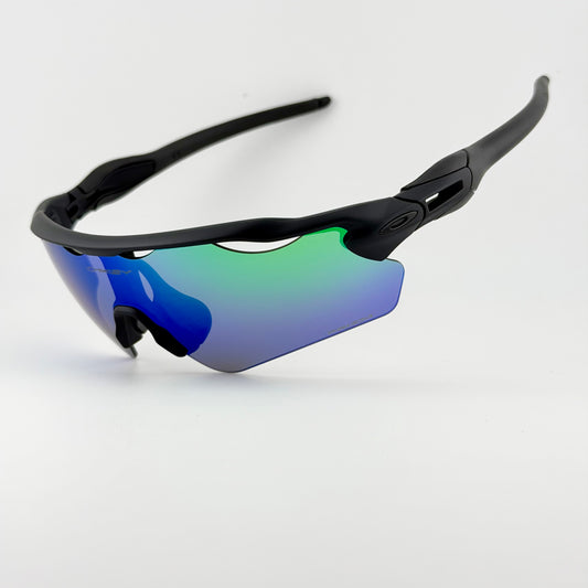 GAFA OK RADAR NEGRA MATE VERDE  5 LENTES - Route Store Ctg