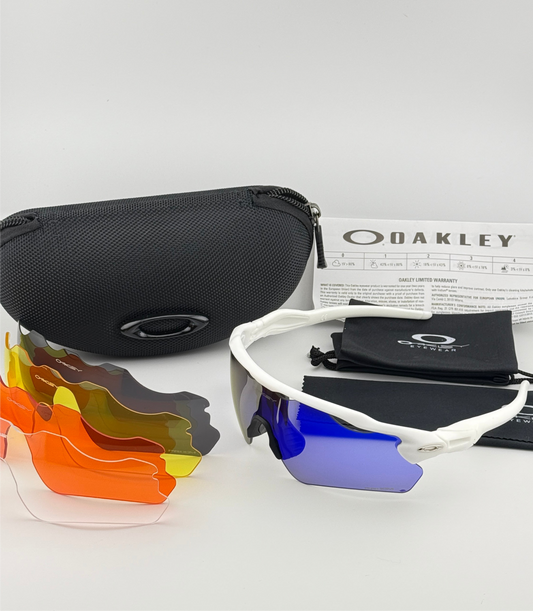 oakley RADAR BLANCA AZUL 5LENTES