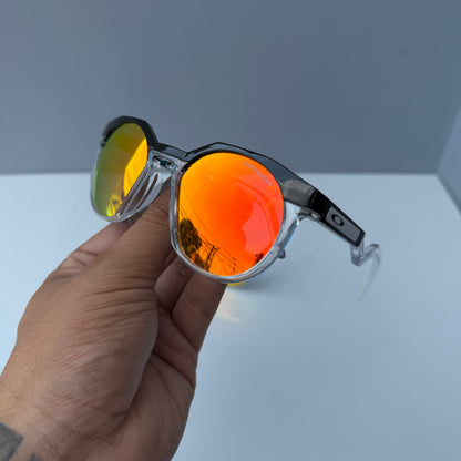 GAFA OK HSTN TRANSPARENTE ROJA TRANSPARENTE