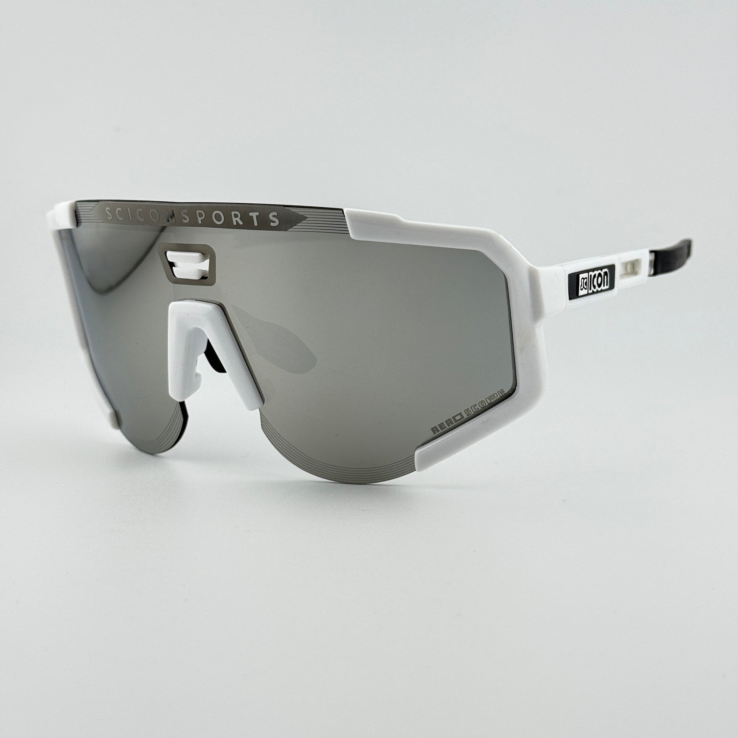 SCICON AEROSCOPE BLANCA PLATEADA 1 LENTE
