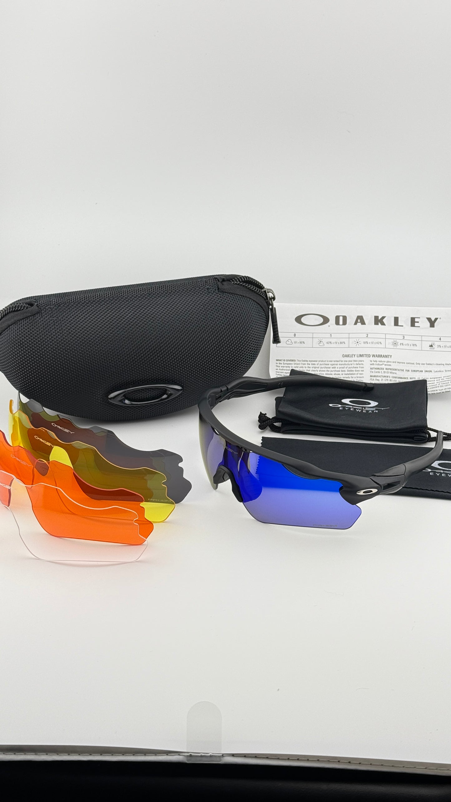 oakley RADAR NEGRA AZUL 5LENTES