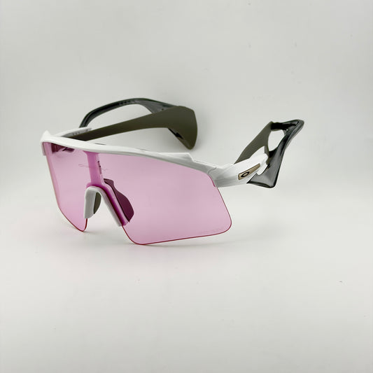 Gafa Oakley Stunt Wing blanca lente rosado - Route Store Ctg