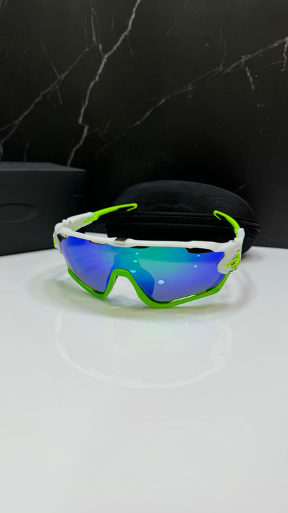 Oakley Jawbreaker blanca verde