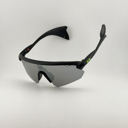 Gafa Oakley Stunt Devil negra plateada
