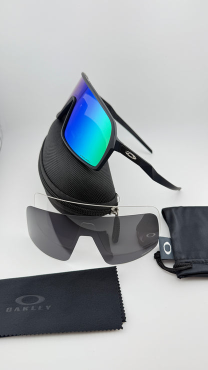 GAFA OK SUTRO NEGRA VERDE/AZUL 3 LENTES