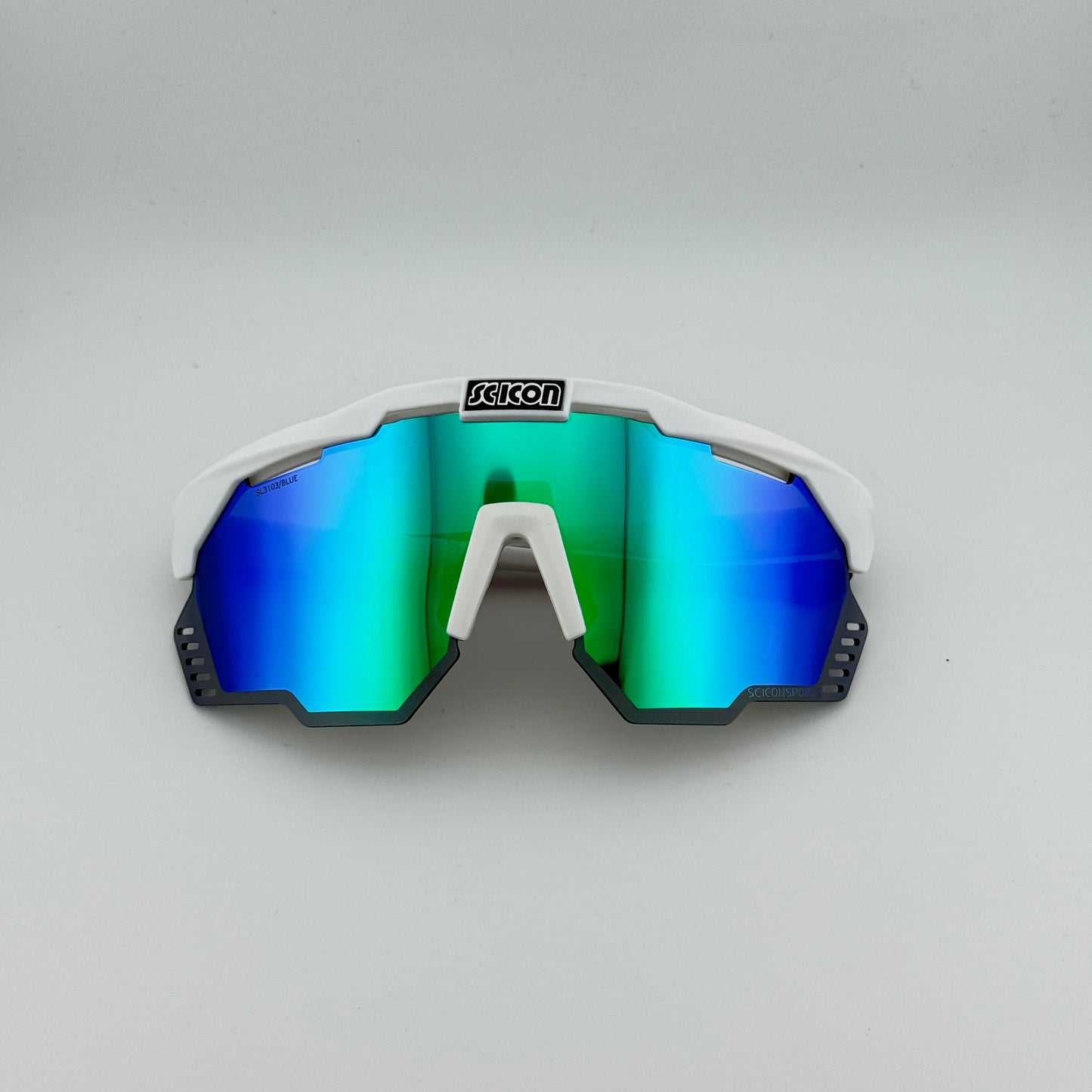 (Copia) SCICON Aeroshade Kunen BLANCA VERDE/AZUL 1 LENTE