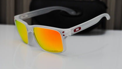 Oakley Holbrook transparente lente rojo