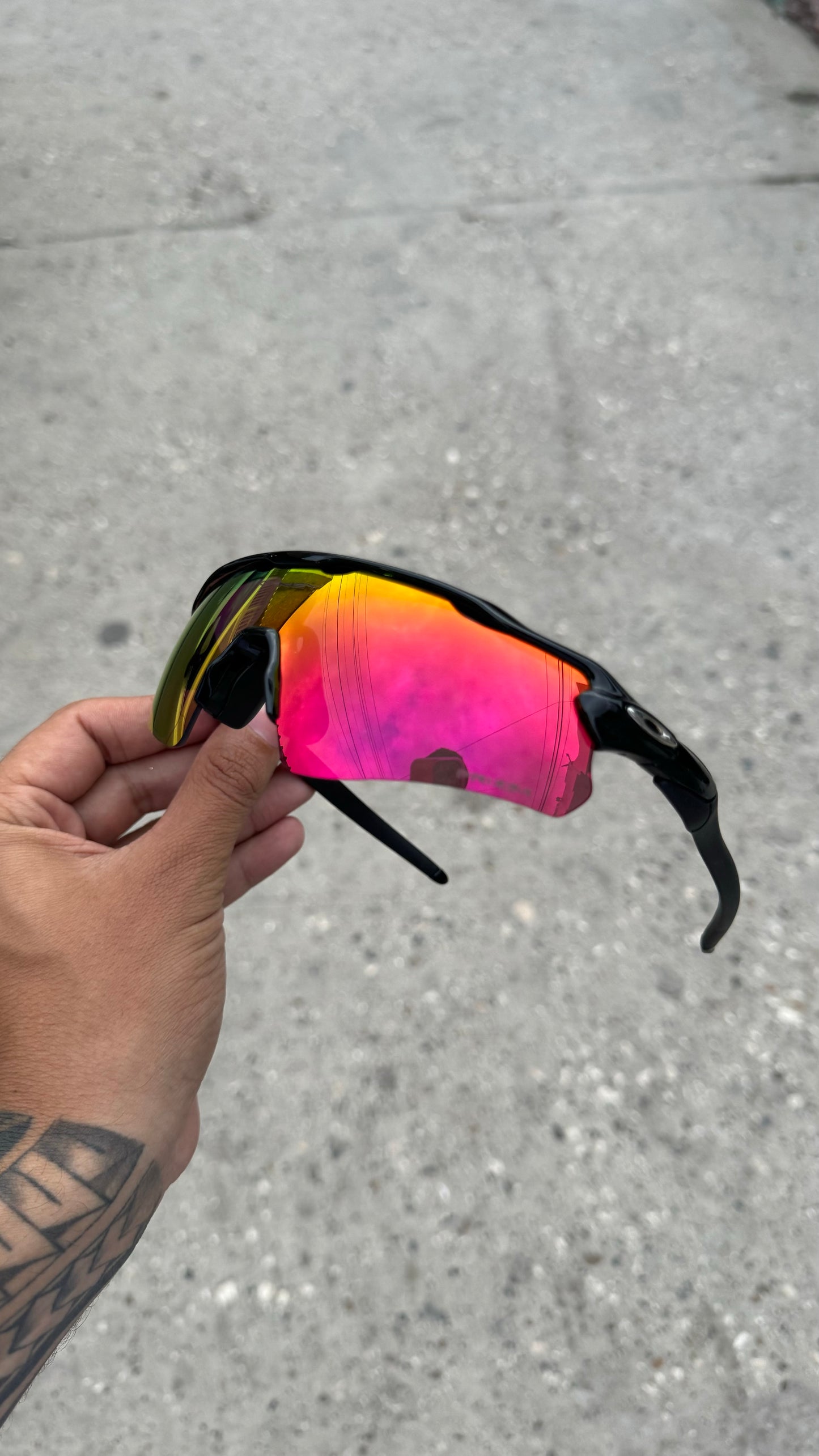 Oakley radar negra brillante