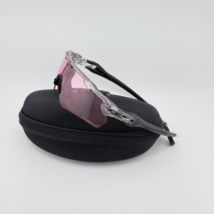 oakley RADAR TRANSPSRENTE  ROSADO 5LENTES
