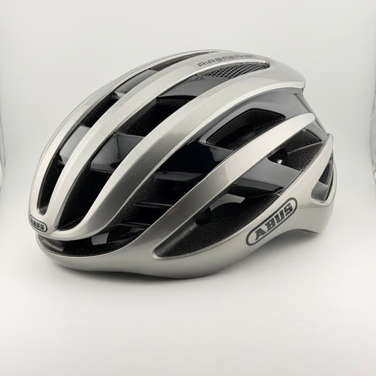 Casco plateado abus airbreaker - Route Store Ctg