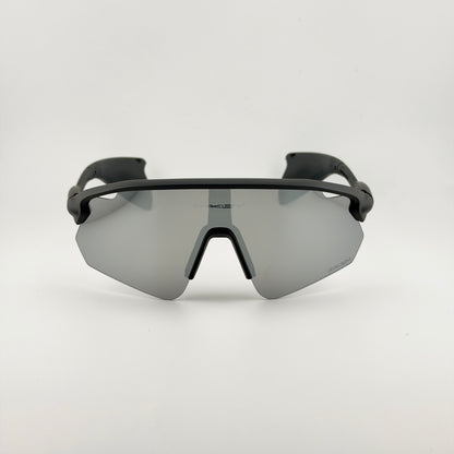 Gafa Oakley Stunt Devil negra plateada