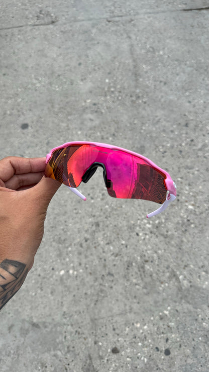 Oakley radar blanca rosada