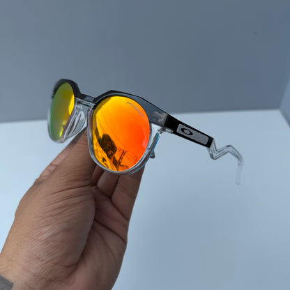 GAFA OK HSTN TRANSPARENTE ROJA TRANSPARENTE