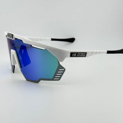 (Copia) SCICON Aeroshade Kunen BLANCA VERDE/AZUL 1 LENTE