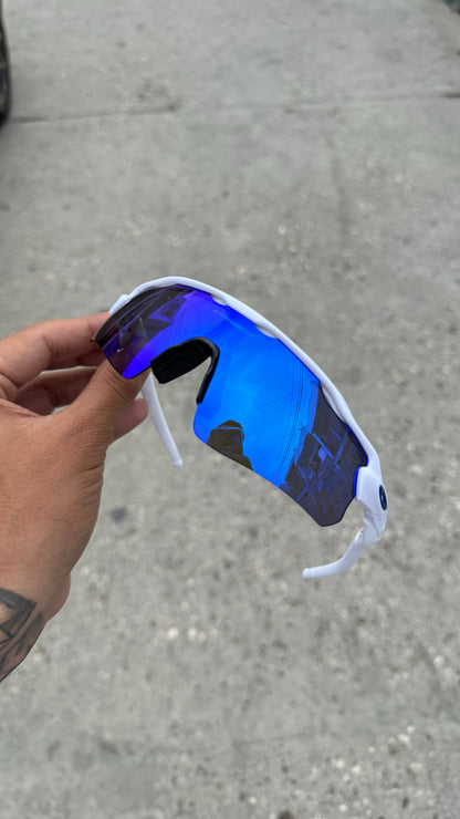 Oakley radar blanca azul