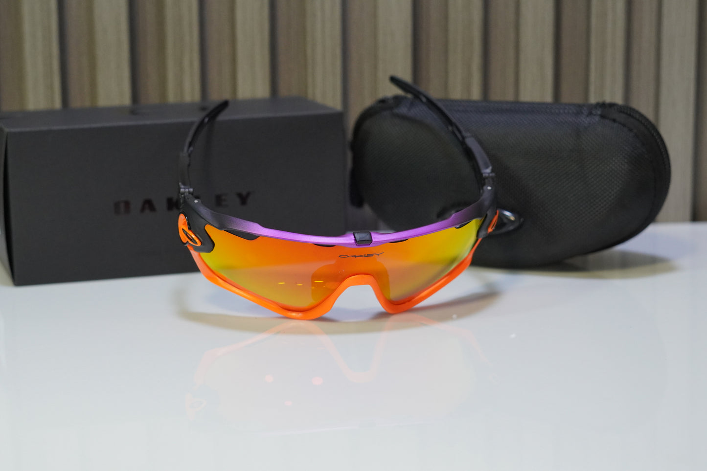 Oakley Jawbreaker Purple & Naranja