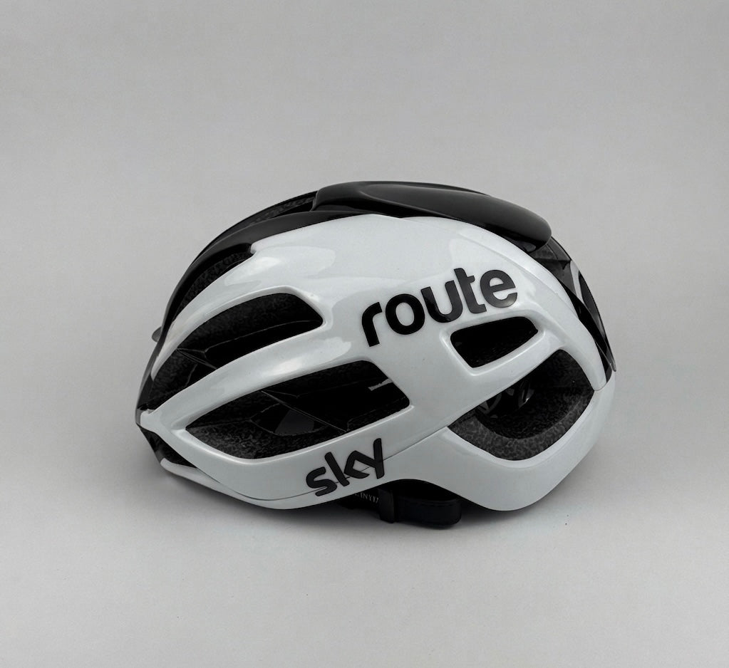 Casco Route blanco con negro - Route Store Ctg
