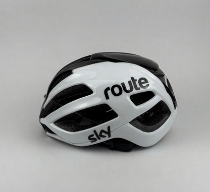 Casco Route blanco con negro - Route Store Ctg