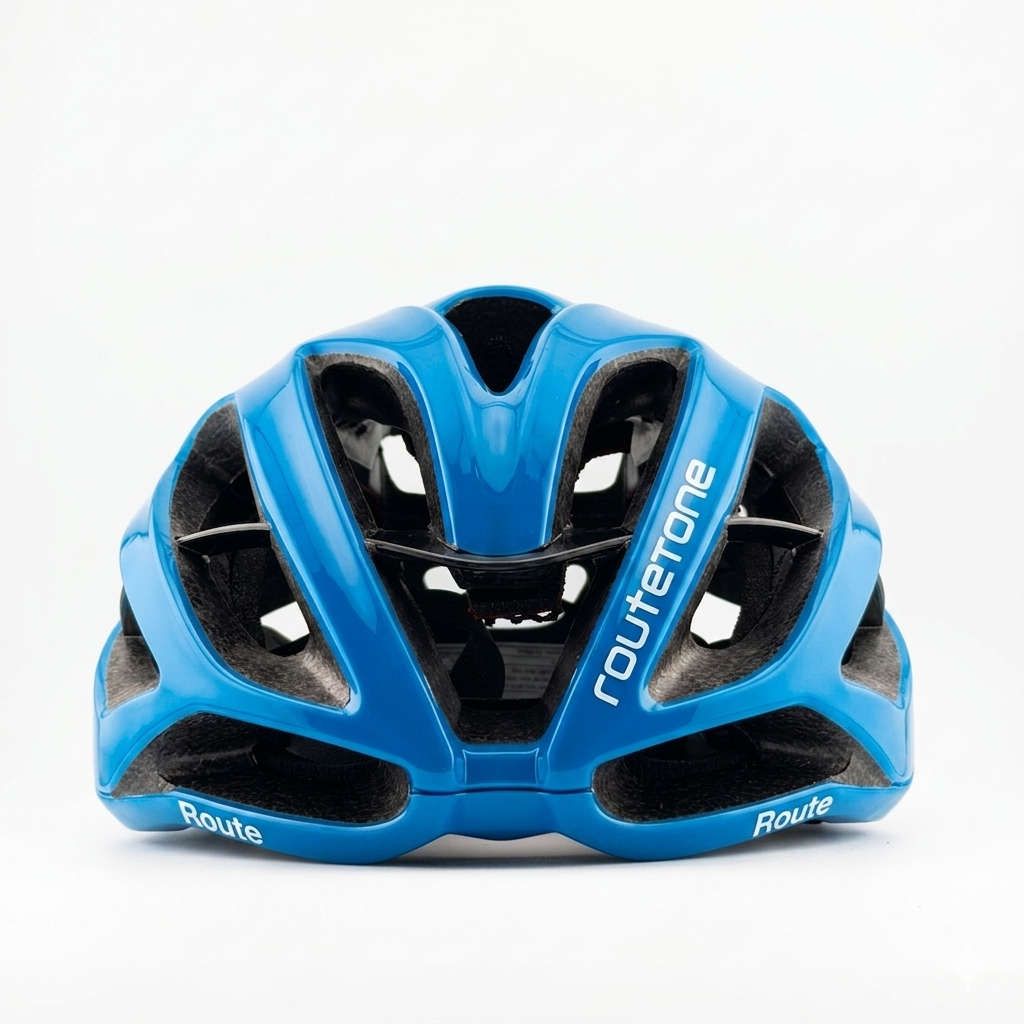 Casco Route azul