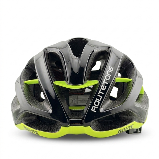Casco Route verde con negro - Route Store Ctg