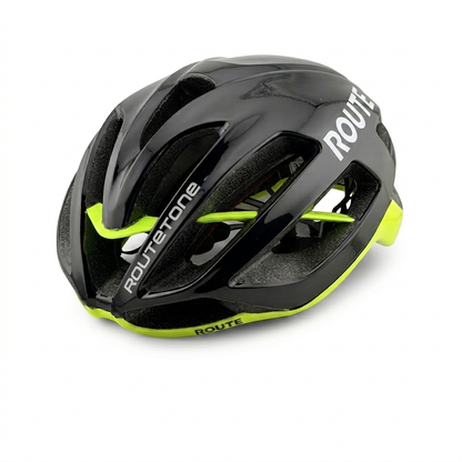 Casco Route verde con negro - Route Store Ctg