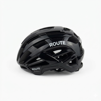 Casco Route negro brillante - Route Store Ctg