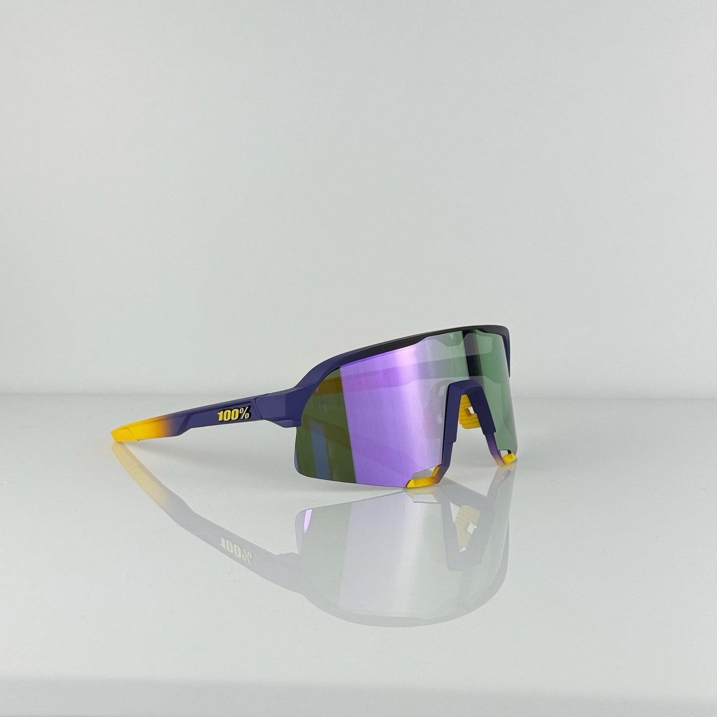 GAFA 100% S3 MORADA AMARILLA 3LENTES