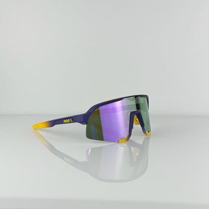 GAFA 100% S3 MORADA AMARILLA 3LENTES