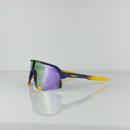 GAFA 100% S3 MORADA AMARILLA 3LENTES