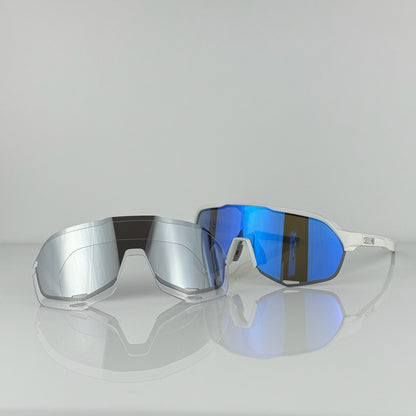 GAFA 100% S2 BLANCA AZUL 3 LENTES