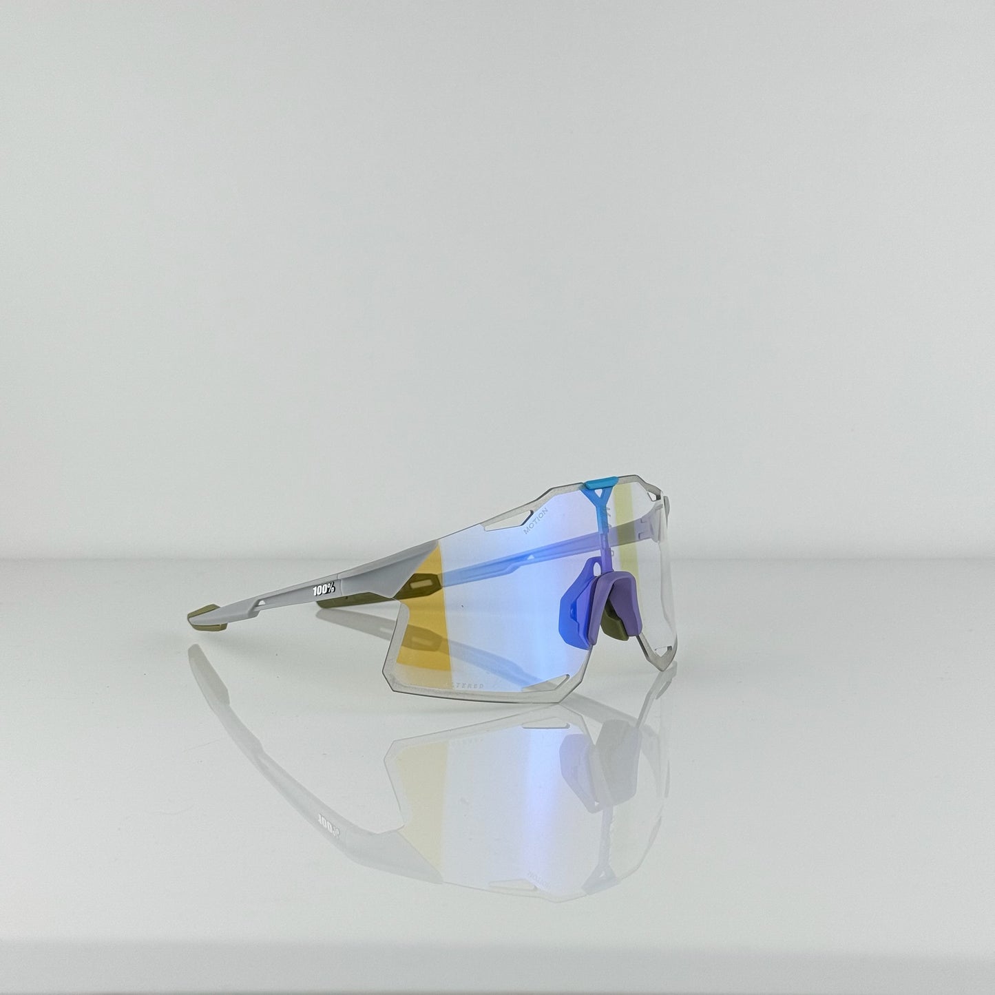 GAFA 100% HYPPERCRAFT GRIS AZUL FC 2 LENTES