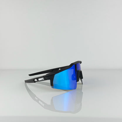 GAFA 100% SPEEDCRAFT SL NEGRA GRIS LENTE AZUL 3 LENTES