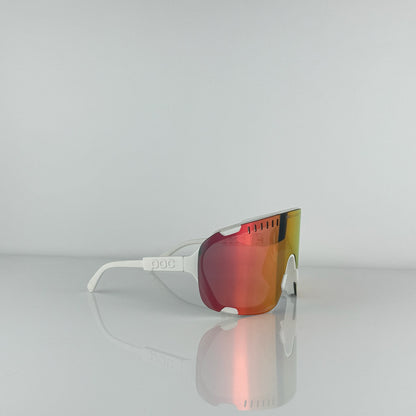 GAFA POC DEVOUR BLANCA ROJA 4 LENTES